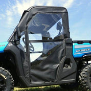 Falcon Ridge Black Canvas Soft Roll-Away Doors With Zipper For CFMOTO UForce 2019-2022