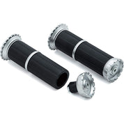 Kuryakyn Riot Grips For Street Silver 1 in.
