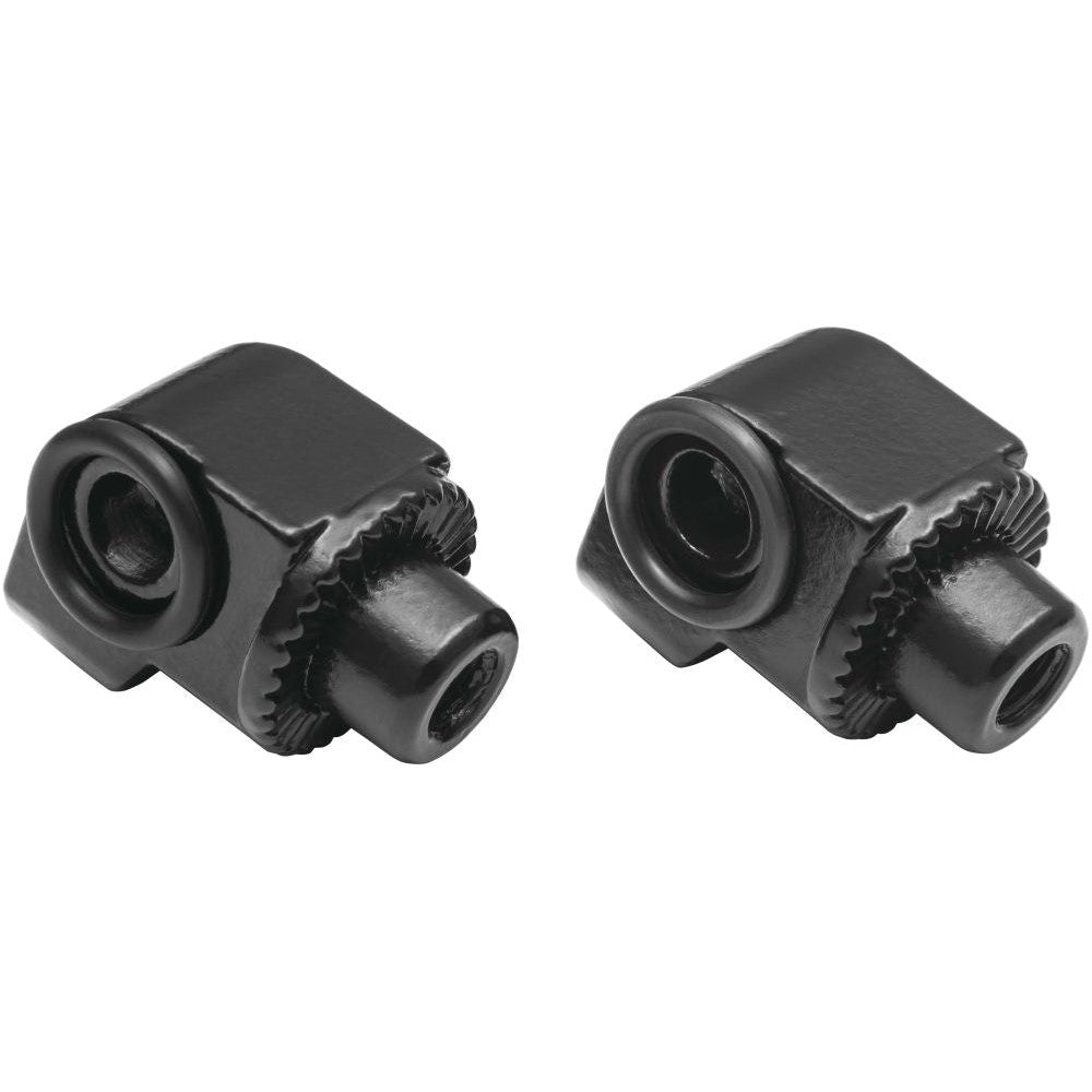 Kuryakyn Splined Rear Black Footpeg Adaptors 3899