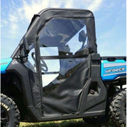 Falcon Ridge Black Canvas Soft Roll-Away Doors For CFMOTO UForce 2019-2022