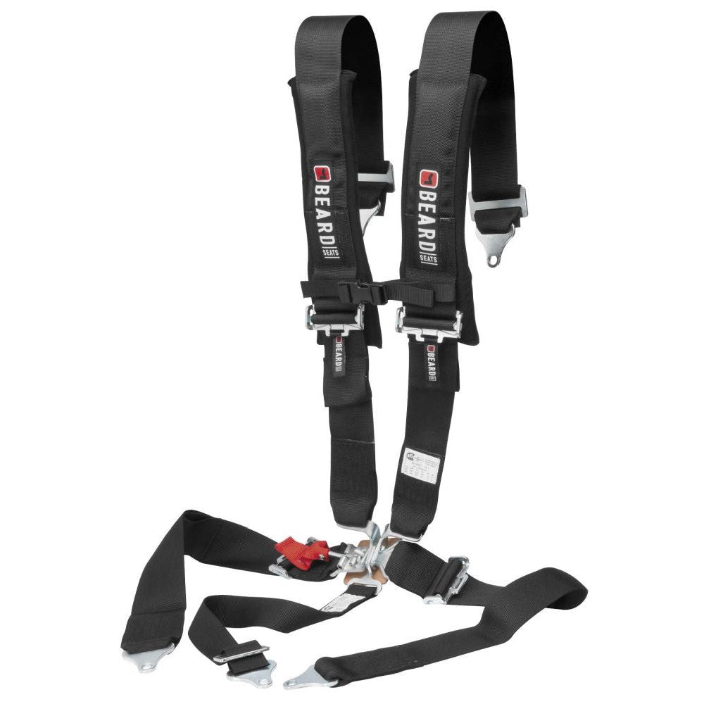Beard Safety Harness System - 880-330-01 5-Point 3" x 3", Latch & Link Black