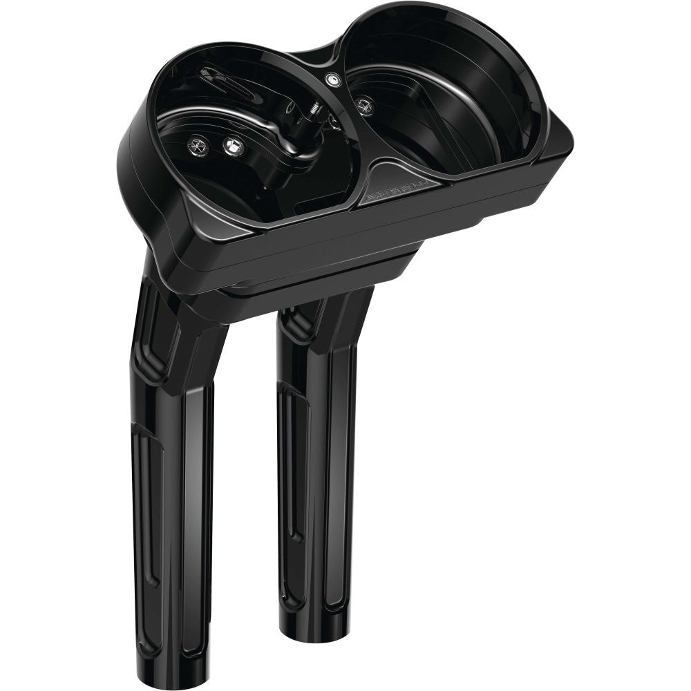 Arlen Ness Black 10" Method Kickback Risers 520-032