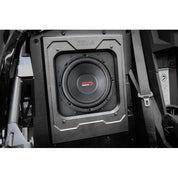 SSV Works Behind Drivers or Passenger Seat Kick L7 Subwoofer Box W/ Front 8" Speaker Pods For Polaris Slingshot 15-21