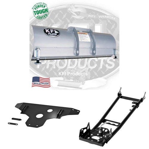 KFI 54" Snow Plow Kit Polaris 14-18 ACE 325 500 570 90 0 Blade Tubes Mid Mount