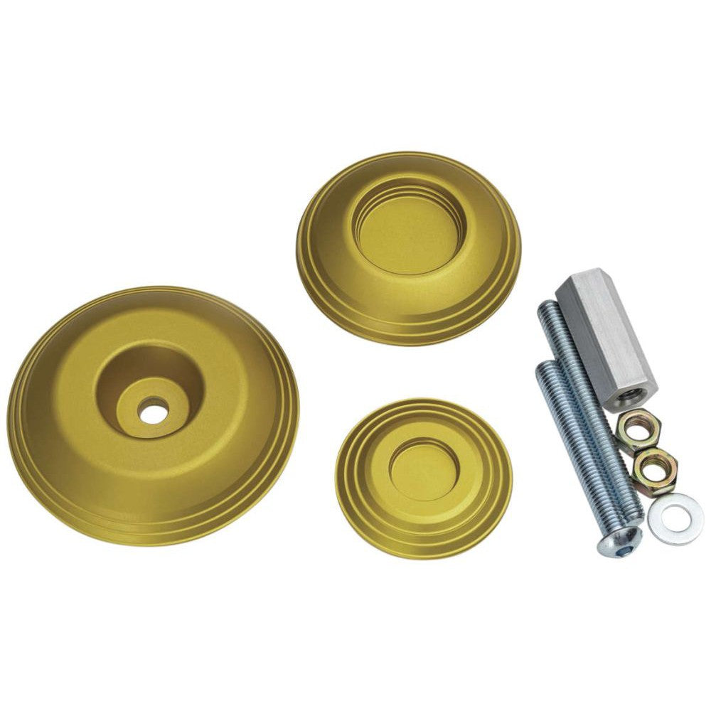 Kuryakyn Lodestar Gold Rear Axle Sliders 3802