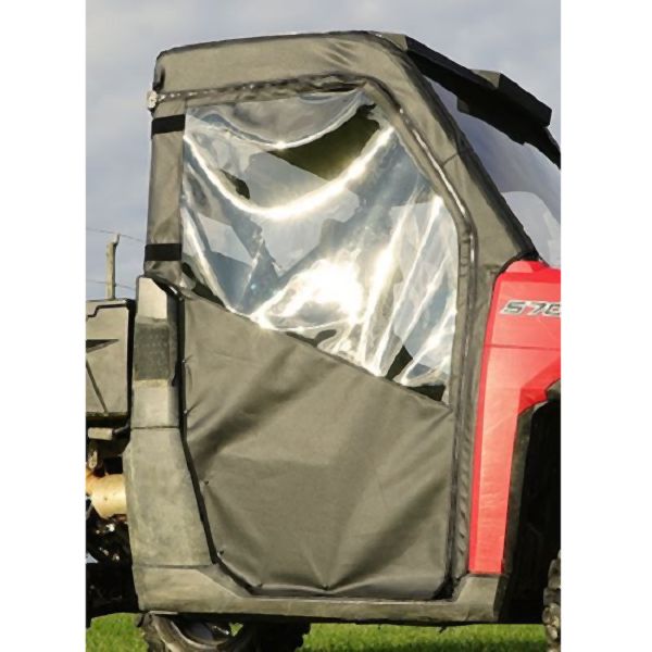 Falcon Ridge Black Canvas Soft Full Doors For Polaris Ranger 2019-2023