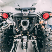 RJWC Single Centered Slip-On APX Exhaust For Can-Am Renegade G2 2012-2024