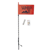 Whip It RF LED Light Rod 3" Black - 3-103B