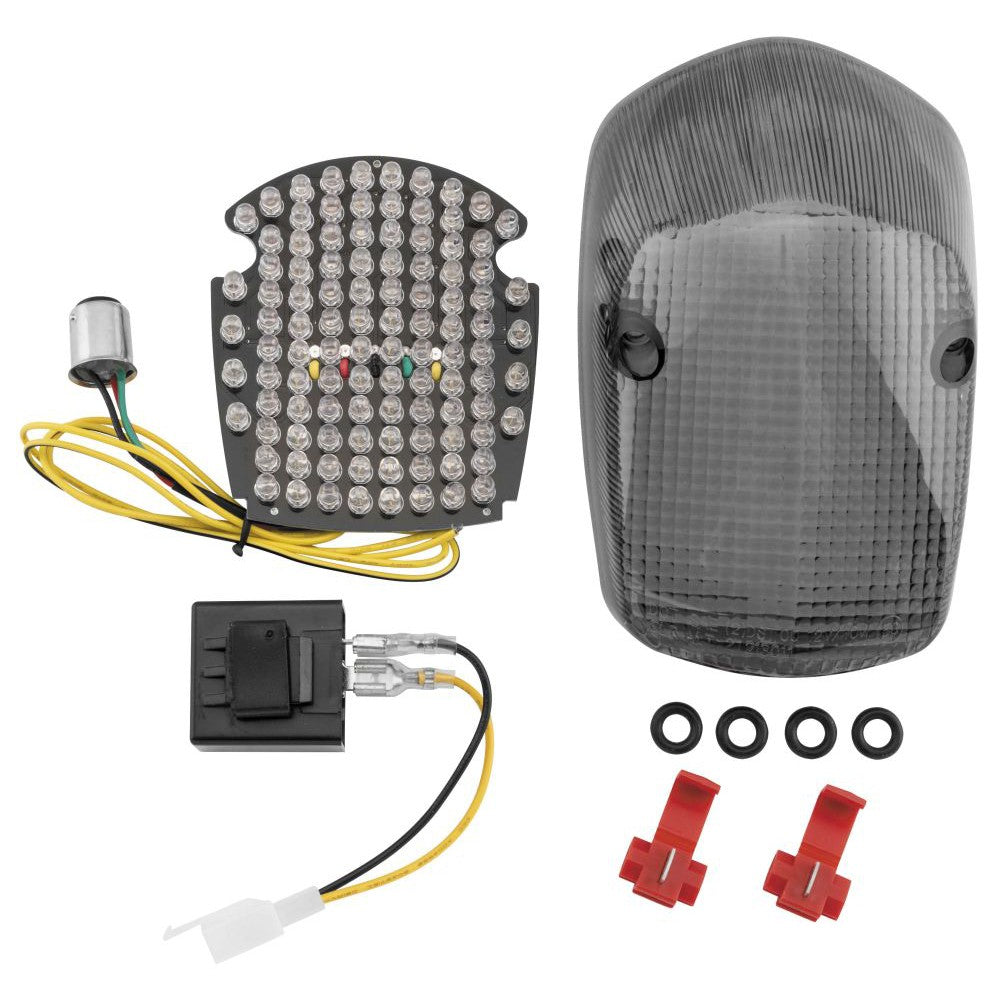 Integrated and Sequential Taillight For Honda VT750C Shadow ACE 1998-2003 Tinted/Smoke