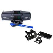 Viper V2 ATV Winch Kit 3500 lb Standard Spool With 40 Feet Green Synthetic Rope With Mount For Polaris Sportsman Models 2003