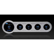 Dakota Digital Universal 4" x14.5" Street Rod Panel 5 Gauge System VFD3-SIDE-5