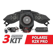SSV Works 3 Kicker Speaker Plug-And-Play System For Polaris RZR Pro XP 2020-2022