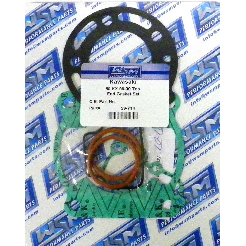 WSM Top End Gasket Kit For Kawasaki 80 KX 98-00 29-714