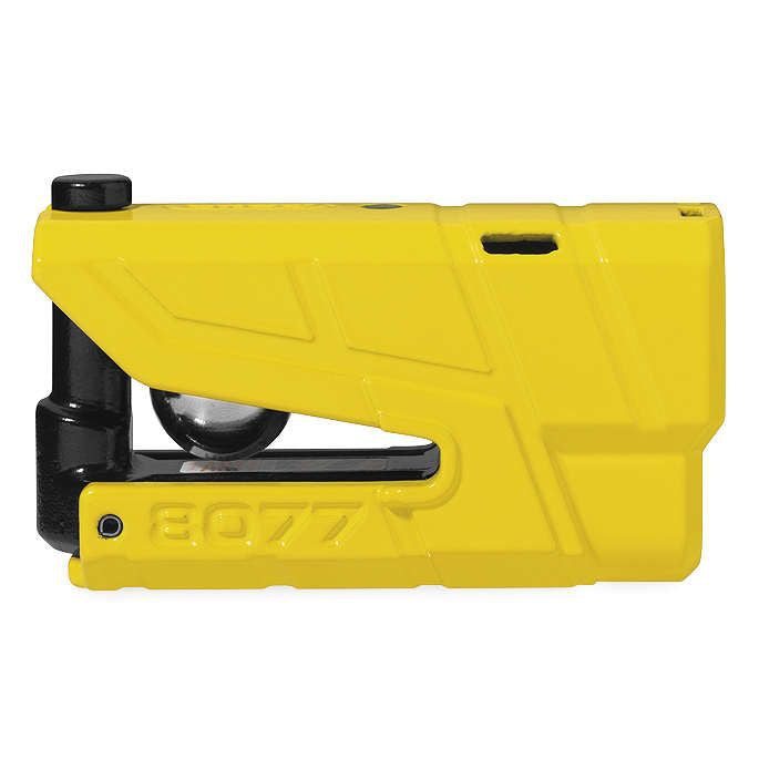 Abus Granit Detecto XPlus 8077 Alarm Disc Lock Yellow - 19002