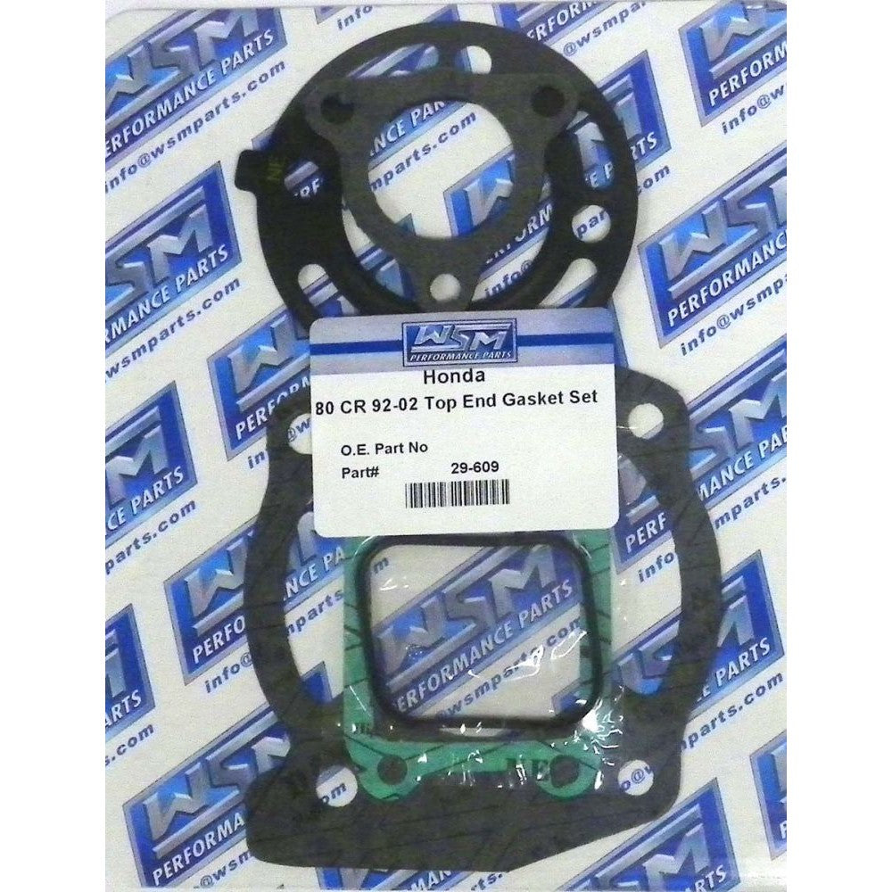 WSM Top End Gasket Kit For Honda 80 CR 92-02 29-609