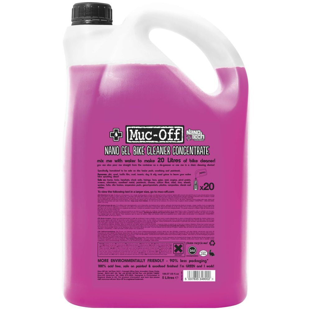 Muc Off Nano Tech Gel Concentrate 5 Liter - 348US