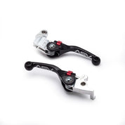 ASV Inventions Shorty Black F4 Series Clutch + Brake Lever Pair Pack For Suzuki DRZ400SM 2008-2023
