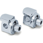 Kuryakyn Non-Pivot Splined Peg Adaptors Chrome