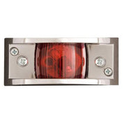 Optronics MC81-RS Chrome Plated Clearance Light Red