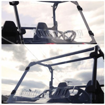 Falcon Ridge Tinted Aero-Vent Front Windshield For Polaris Ranger 2018-2023