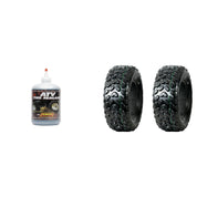 Set of 2 DURO DI-K567A Rear Tires 22x11-10 4-ply with QUADBOSS Sealant