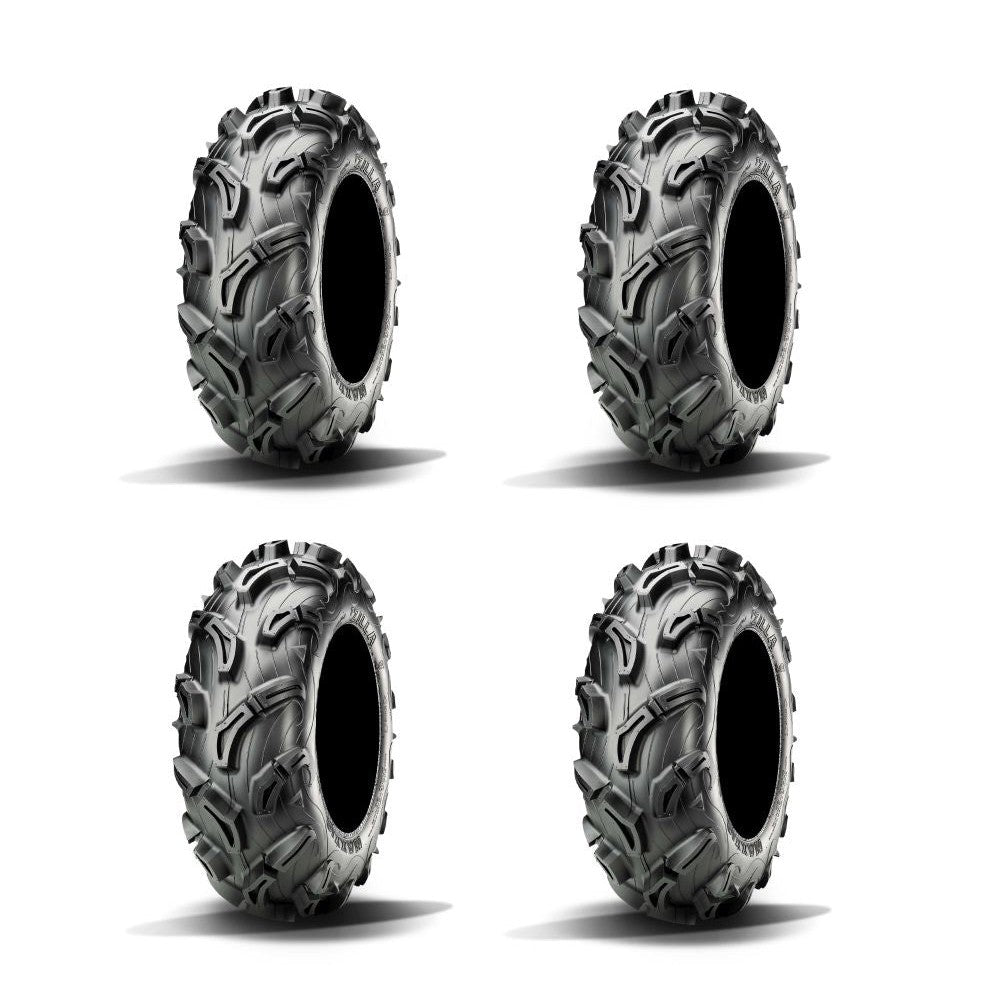 Full Set Of Maxxis Zilla Bias (6 Ply) UTV Tires 26x9-12 (4)