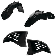 Acerbis Black Standard Plastic Kit for KTM - 2113790001