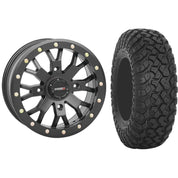 Set of 2 Mounted Wheel and Tire Kit Wheel: 15x7 4+3 4/137 Tire: 32x10-15 8 Ply