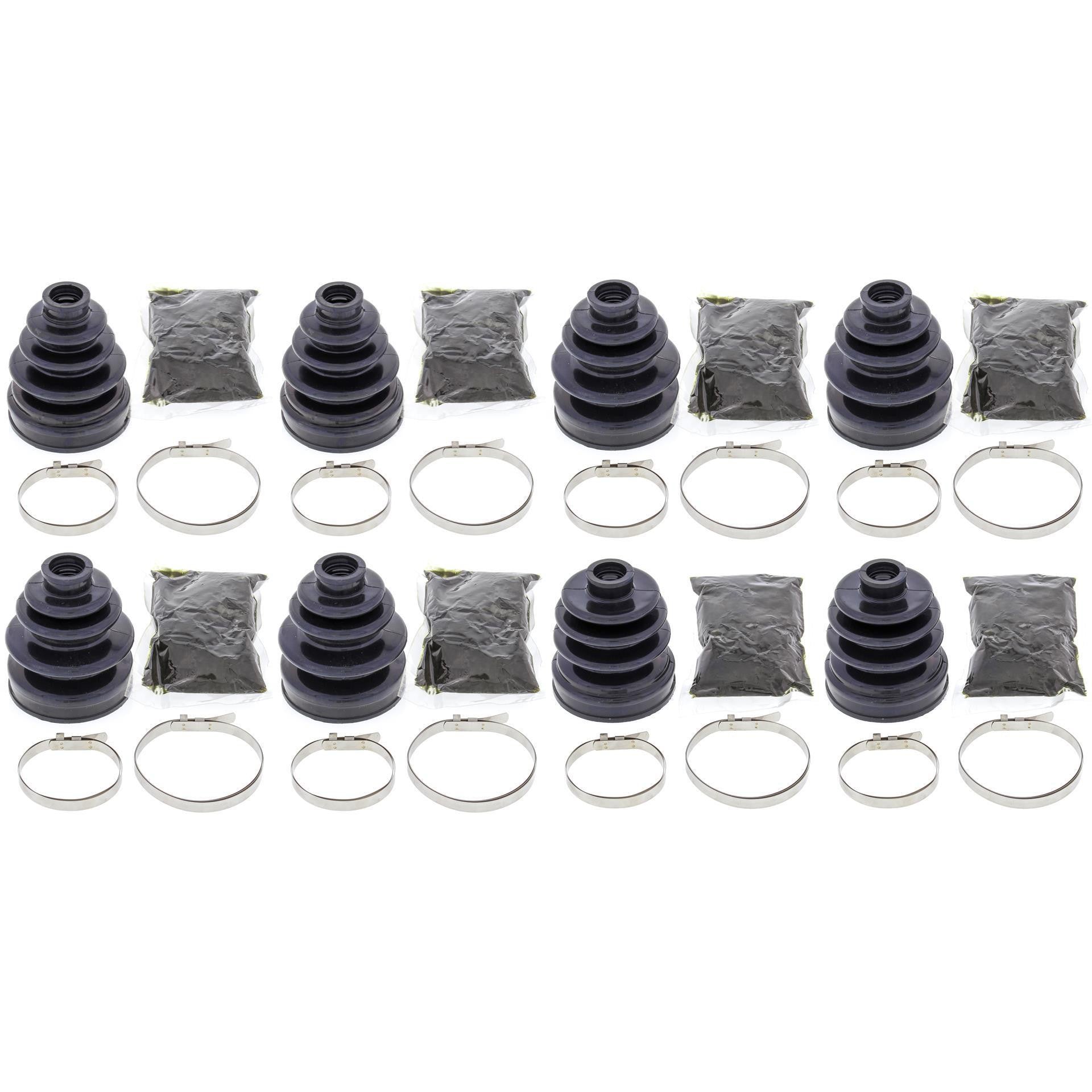 Complete Front & Rear Inner & Outer CV Boot Repair Kit Yamaha YFM660 G