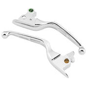 Bikers Choice Dual Slotted Lever For Harley-Davidson FXST, FLST 2015-2017 Pair Chrome