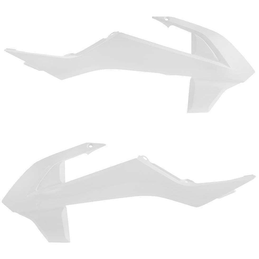 Acerbis White Radiator Shrouds for KTM - 2449700002