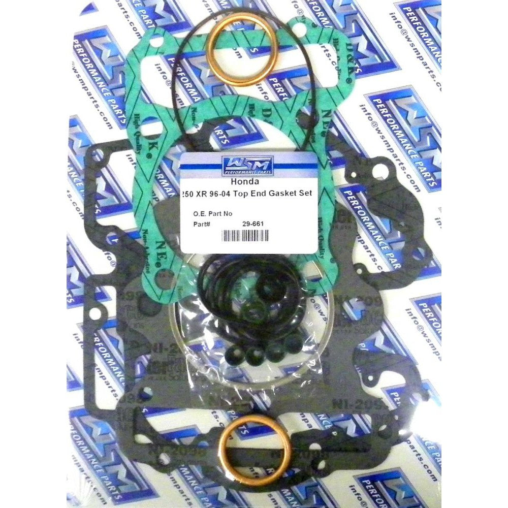 WSM Top End Gasket Kit For Honda 250 XR 96-04 29-661