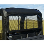 Falcon Ridge Black Canvas Soft Rear Panel For Kubota RTV 2014-2022