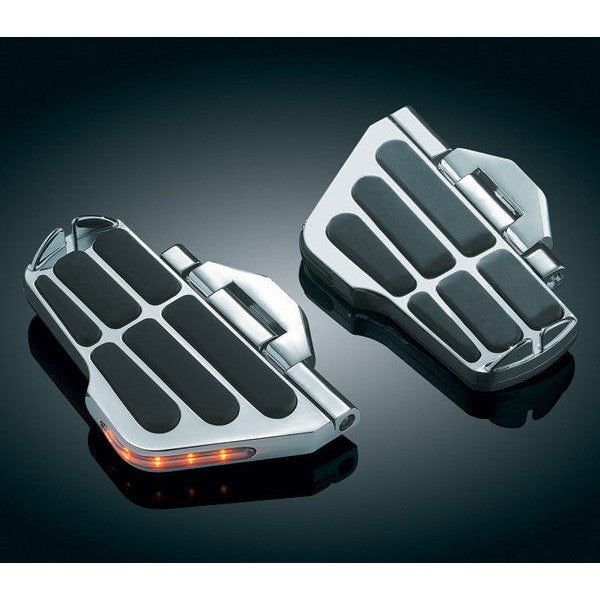 Kuryakyn Chrome Ergo II LED Lights Cruise Floor Foot Boards Honda Goldwing F6B
