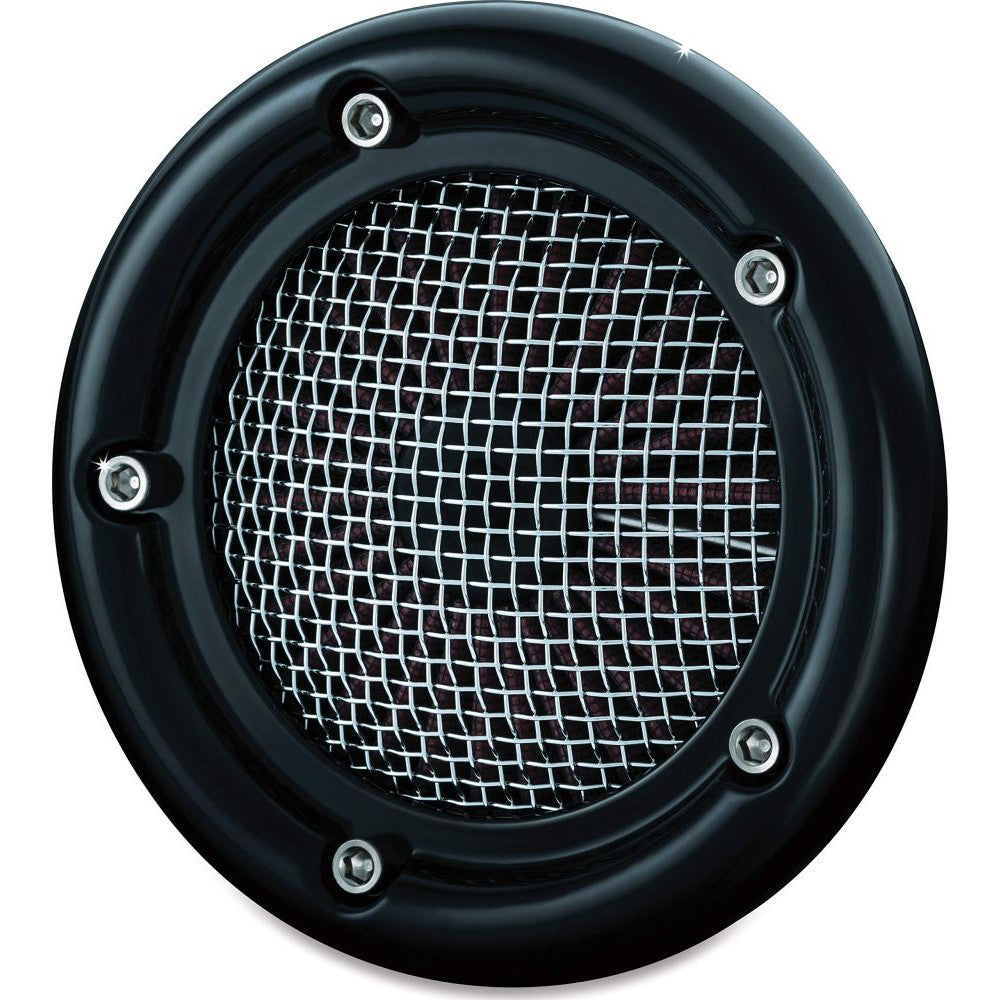Kuryakyn Velociraptor Air Cleaner for V-Twin Gloss Black