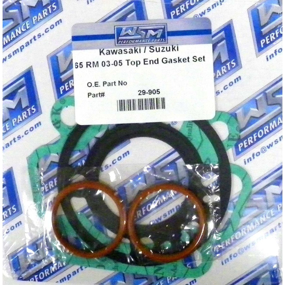WSM Top End Gasket Kit For Kawasaki / Suzuki 65 KX / RM 00-23 29-905