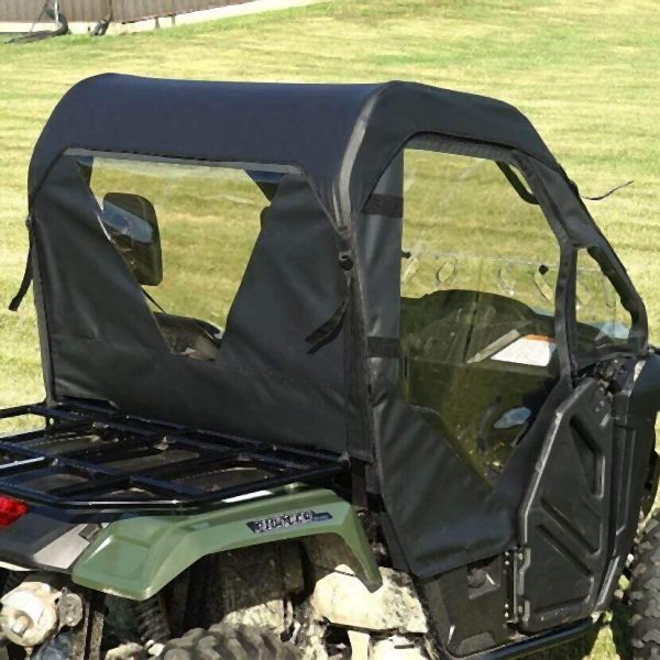 Falcon Ridge Black Canvas Doors, Rear Window and Top For Honda Pioneer 2015-2022