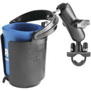 Ram Mounts Level Cup Drink Holder With U-bolt Mount Black - RAM-B-132R