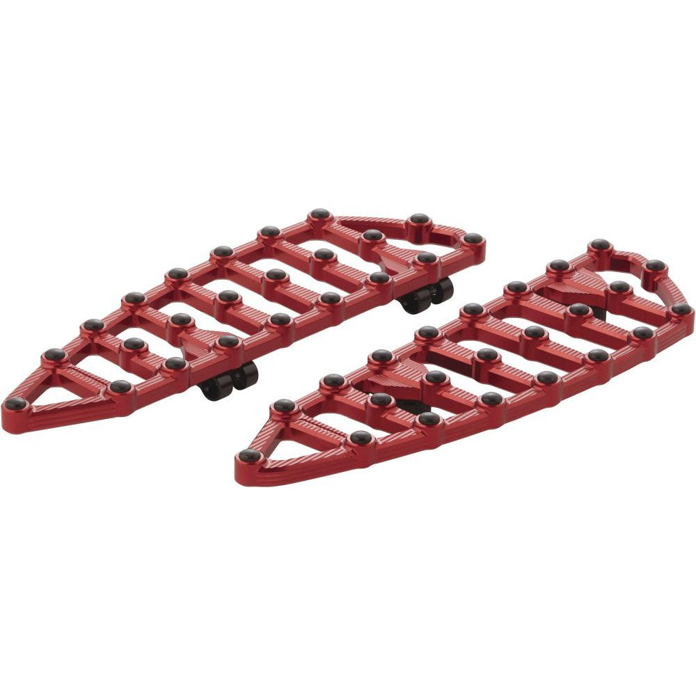 Arlen Ness MX Red Driver Floorboards 410-012