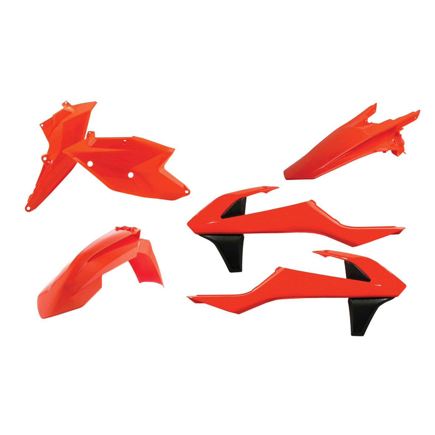 Acerbis Flo Orange Standard Plastic Kit for KTM - 2634064617