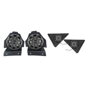 SSV Works Behind Seat 6.5" Kicker Speaker Pods With 8" Speaker Pods For Polaris Slingshot 15-21