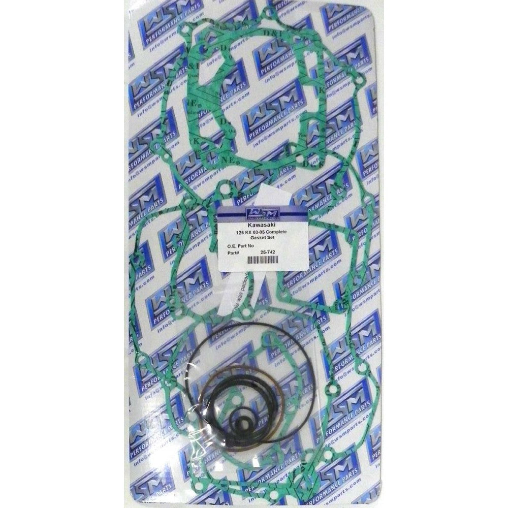 WSM Complete Gasket Kit For Kawasaki 125 KX 03-05 25-742