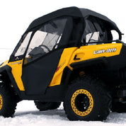 Falcon Ridge Black Canvas Doors, Rear Window and Top With Zipper For Can-Am Commander 2011-2020