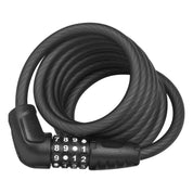 Abus Coil Cable Lock Numero 5510C 70 in. Black - 16524