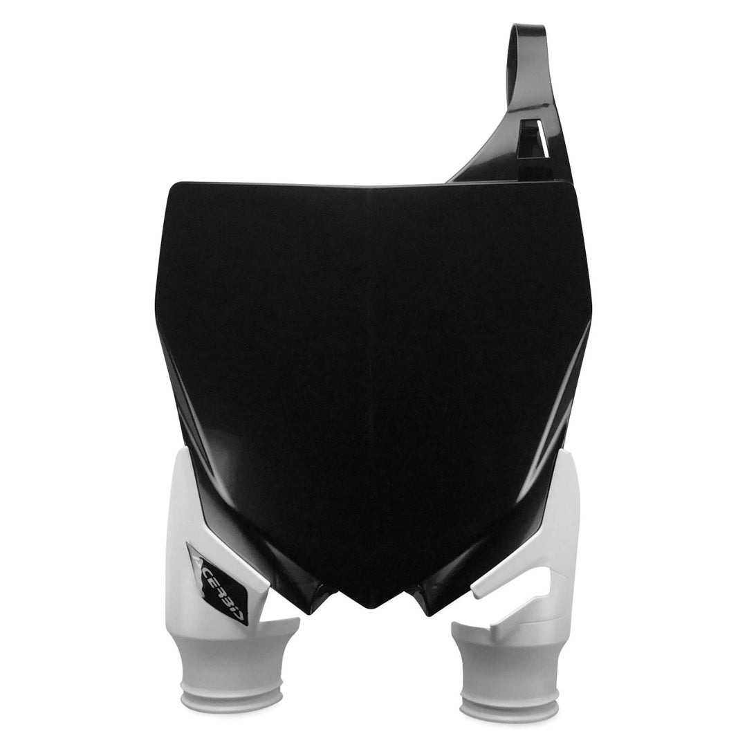Acerbis Black/White Raptor Front Number Plate for Yamaha - 2527401007