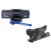 Viper V2 UTV Winch Kit 4500 lb Standard Spool With 40 Feet Black Synthetic Rope With Mount For Honda Pioneer 700/4 2014-2021