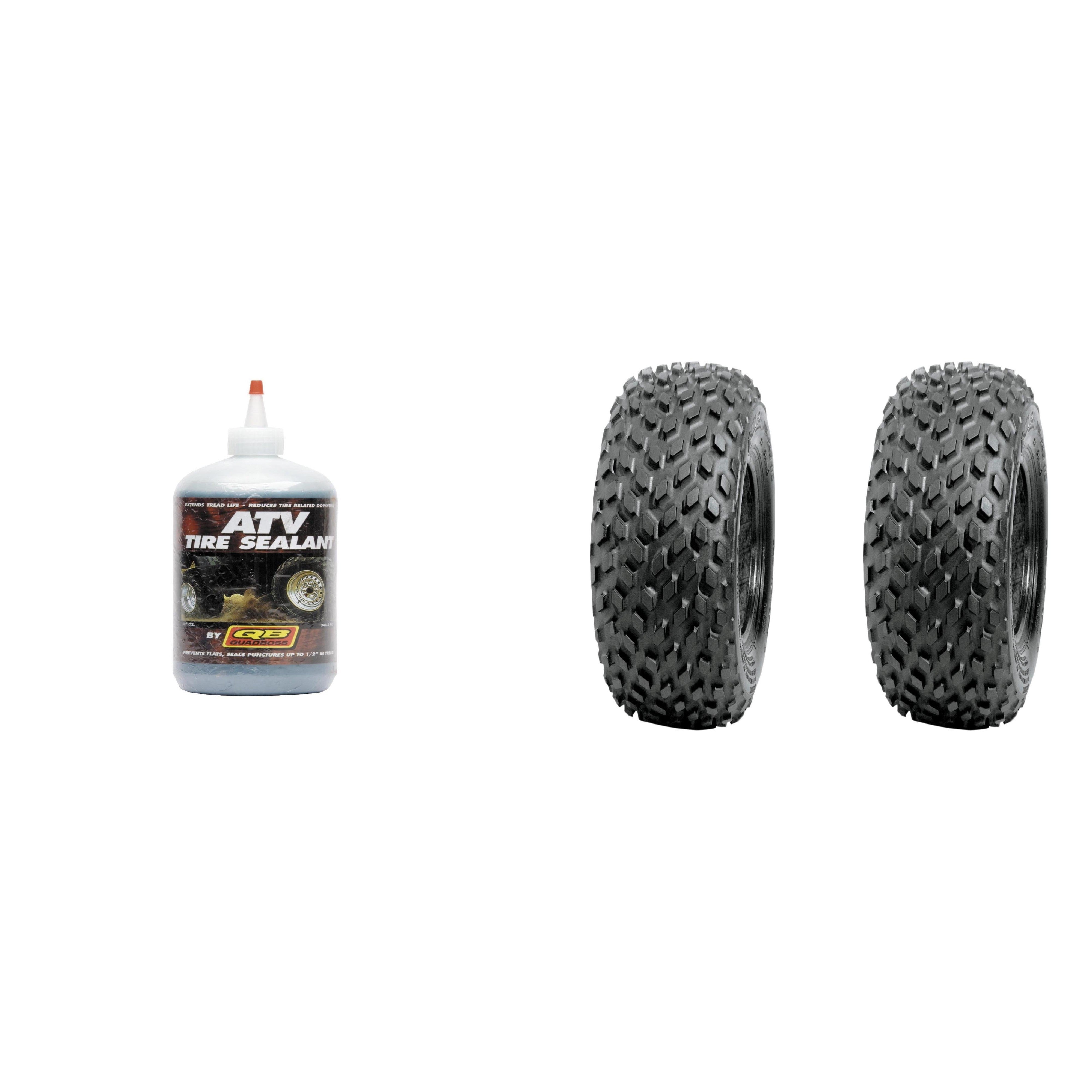 Set of 2 DURO DI-K541 Rear Tires 16x8-7 2-ply with QUADBOSS Sealant