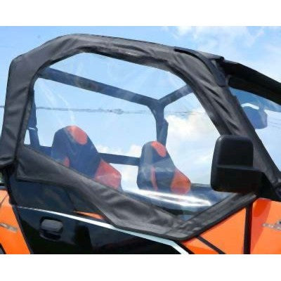 Falcon Ridge Black Canvas Soft Upper Doors For Polaris General 2016-2021