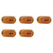 Set of 5 Oblong Clearance Light Amber