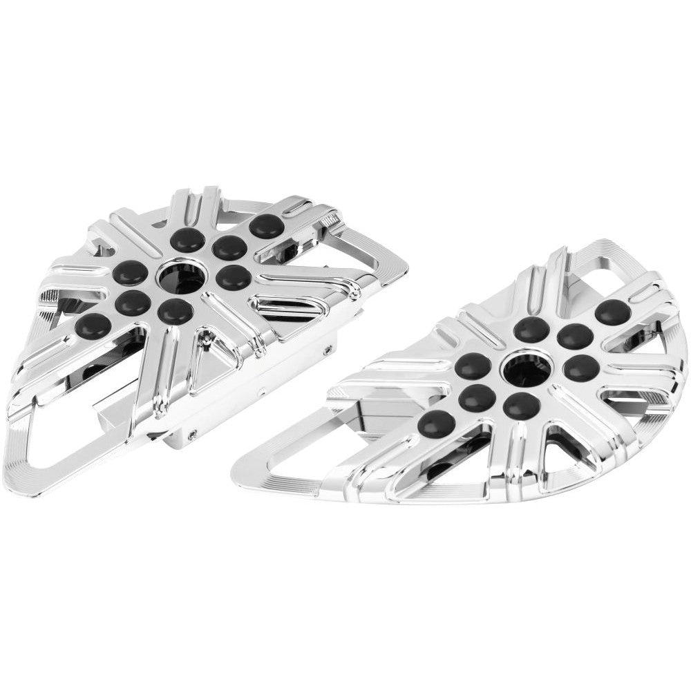 Arlen Ness Chrome 10-Gauge Passenger Floorboards P-3005